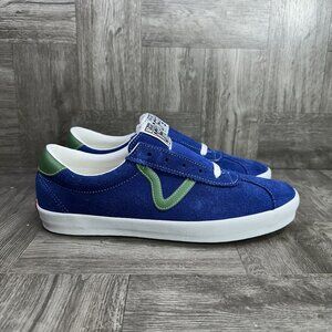 Vans Sport Low Women's size 11 Blue Green Suede Skateboarding Shoes